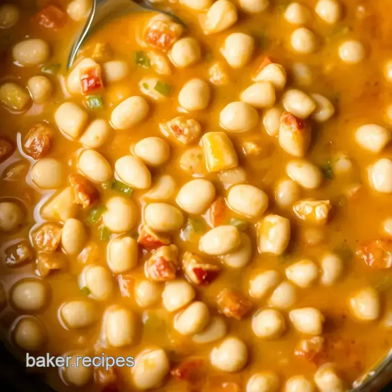 Creamy White Bean Chicken Chili in the Crockpot presentation