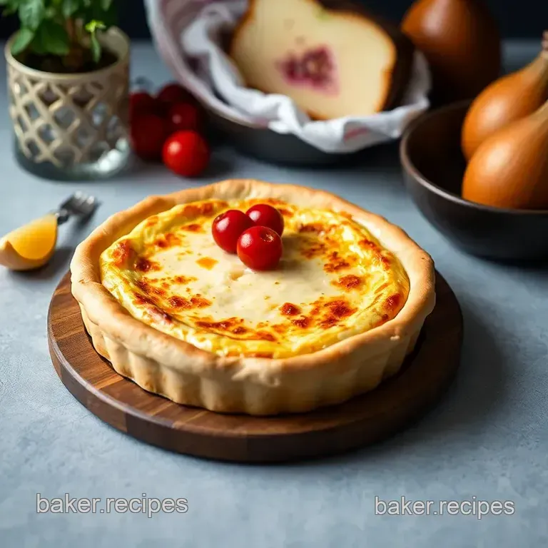 Bake Crème Fraîche Quiche Lorraine Delight presentation