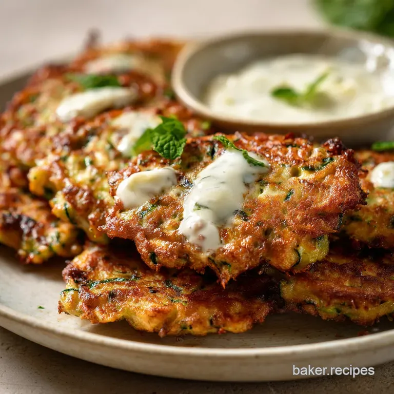 Vegetable Appetizers: Crisp Courgette Feta Fritters