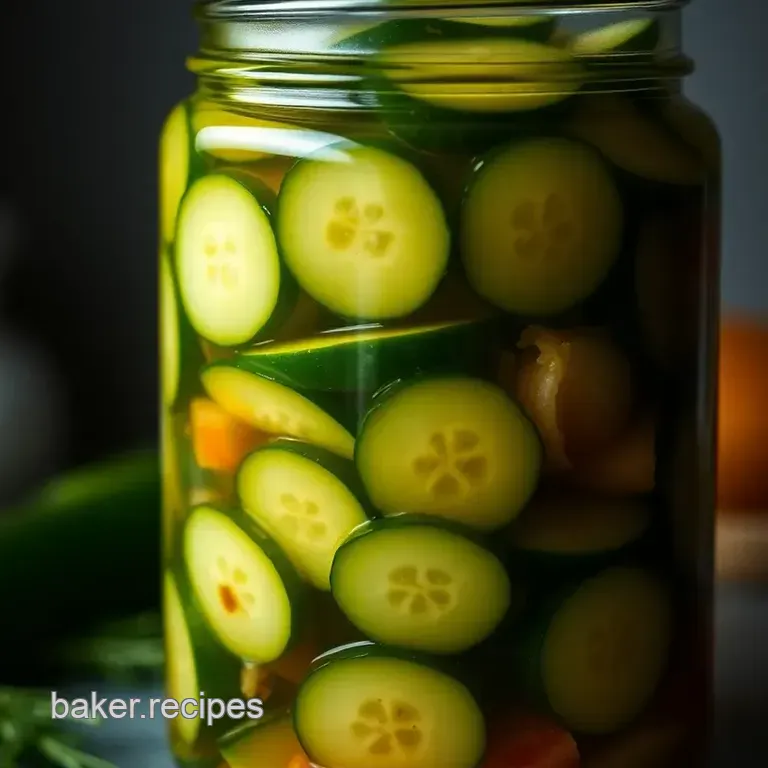 Crisp & Zesty Fridge Pickles: Quick and Easy Homemade Delights presentation