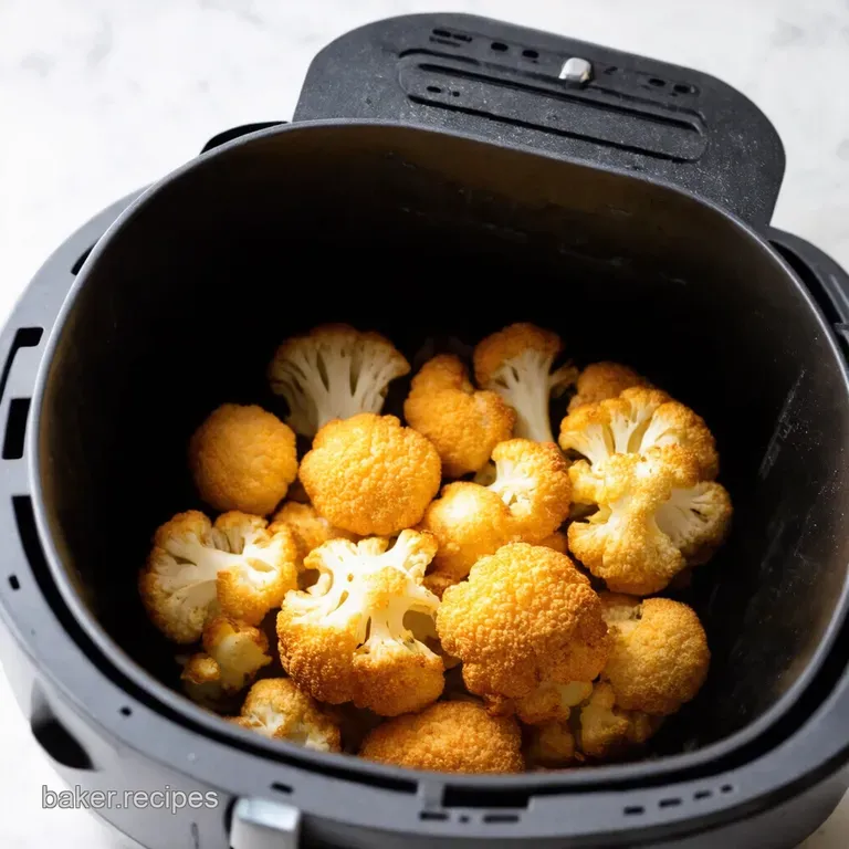 Crispy Air Fryer Cauliflower the Best Ever presentation