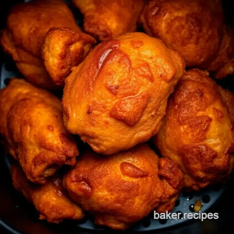 Crispy Air Fryer Fried Chicken: Guilt-Free Indulgence presentation