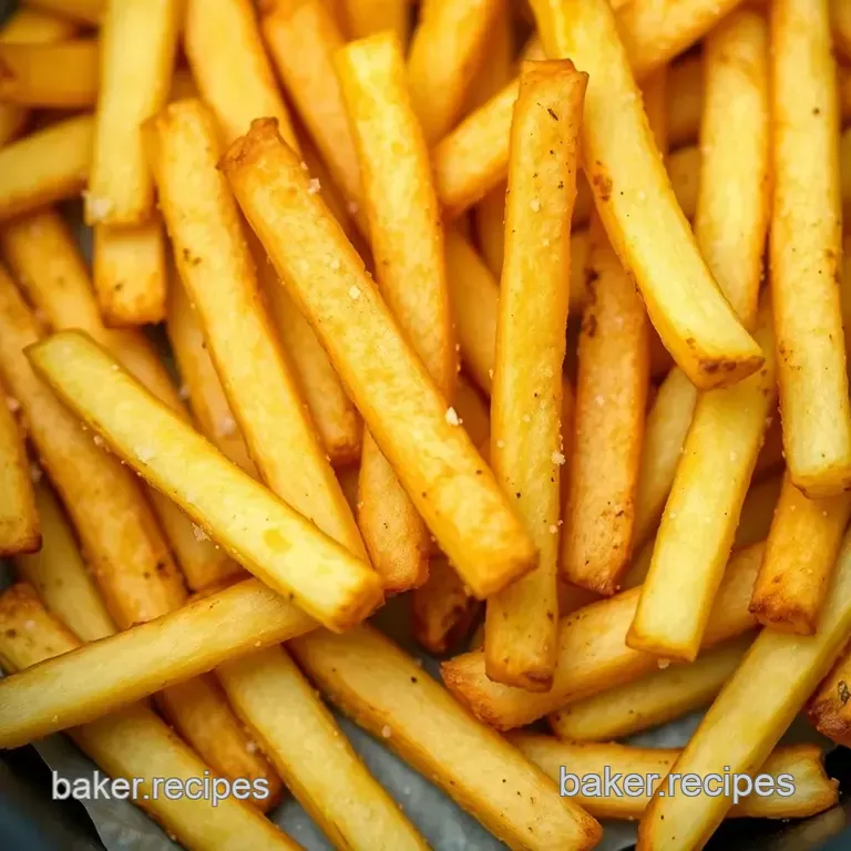 Crispy Air Fryer Frozen Fries: the Perfect Snack presentation
