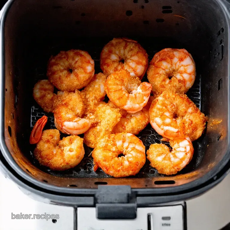 Crispy Air Fryer Shrimp presentation