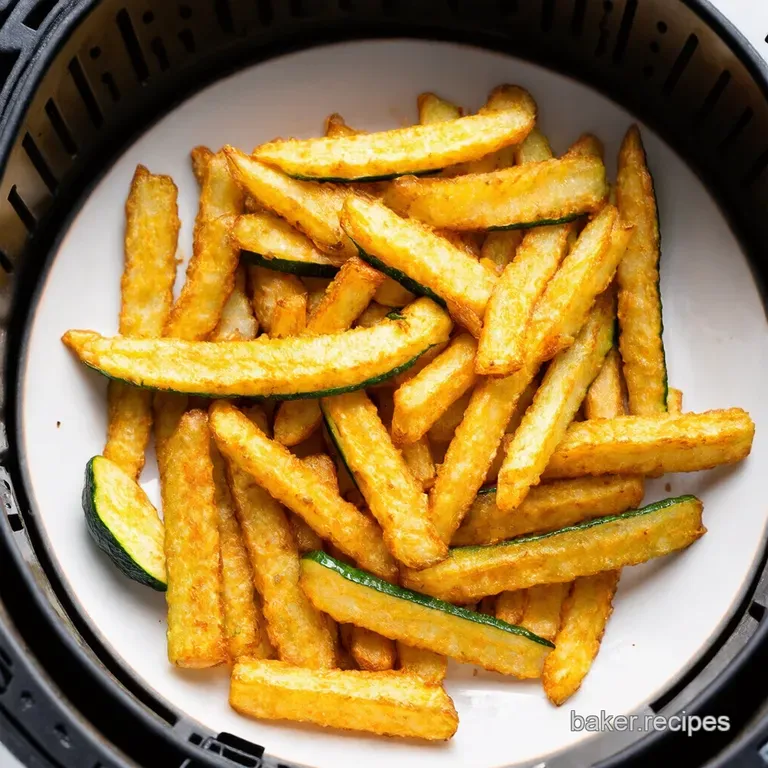 Crispy Air Fryer Zucchini Fries with Spicy Aioli