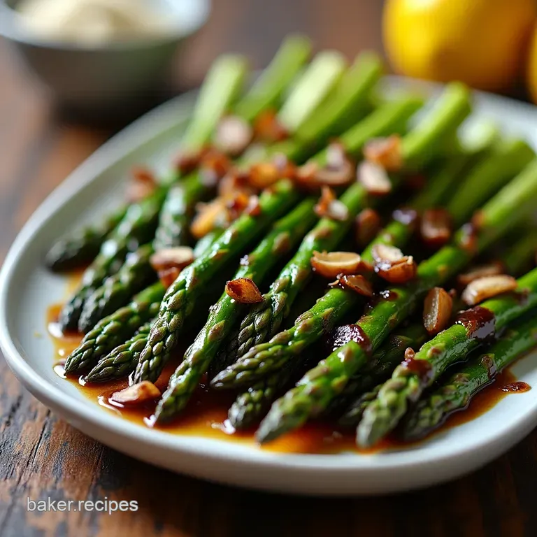 Crisp Tangy Perfect Air Fryer Asparagus with a Sweet Balsamic Finish