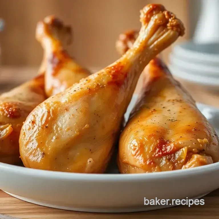 Crispy Herb Roasted Chicken Legs