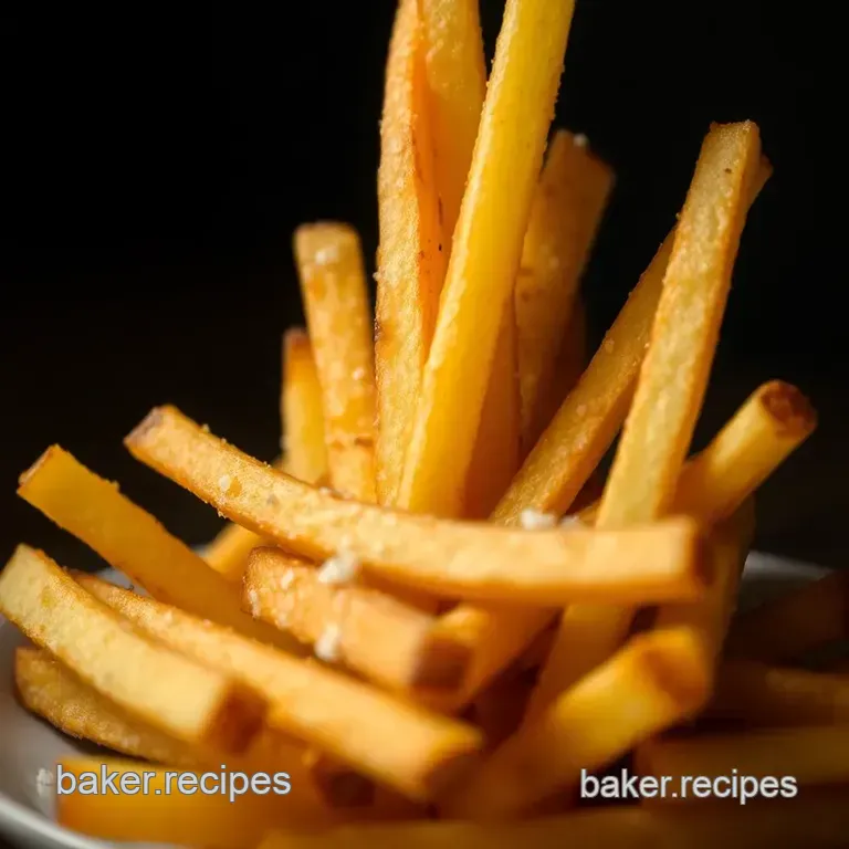 Crispy Homemade Fries: the Ultimate Comfort Food presentation
