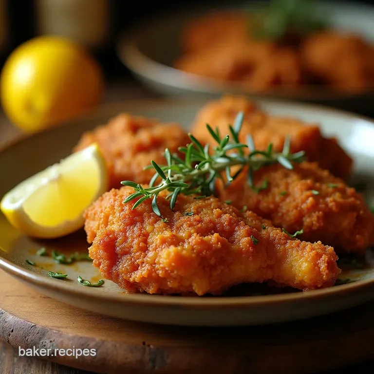 Properly Posh Crispy Fried Chicken Livers with Lemon Thyme presentation