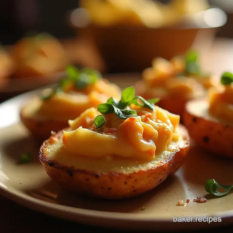 The Ultimate Twicebaked Potato Skins Crispy Comfort Reimagined presentation