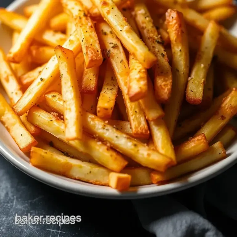 Crispy Oven-Baked Fries: the Healthier Way to Indulge presentation