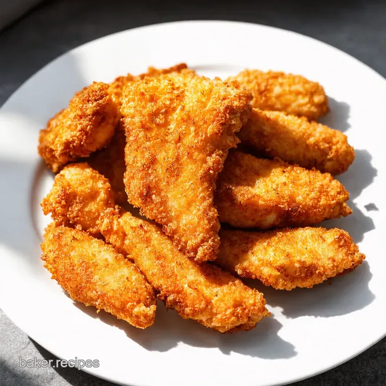 Crispy OvenBaked Chicken Tenders No Fry