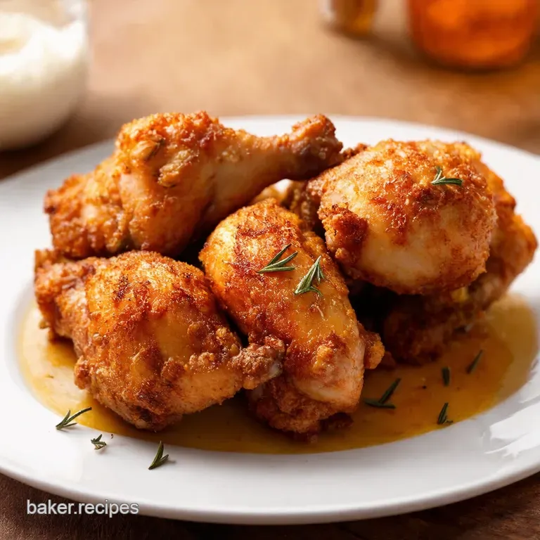 Crispy PubStyle Chicken Legs with Rosemary Garlic