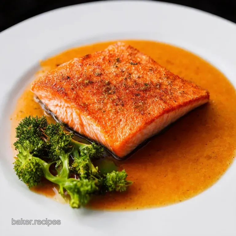 Crispy Skin PanFried Salmon with LemonDill Sauce