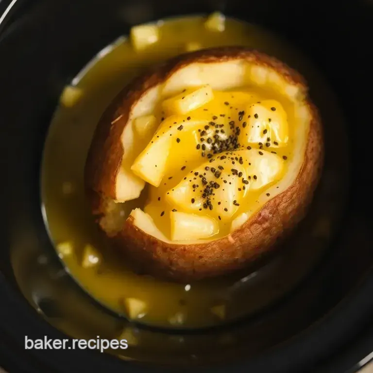 Crock Pot Baked Potatoes: Effortlessly Perfect Every Time! presentation