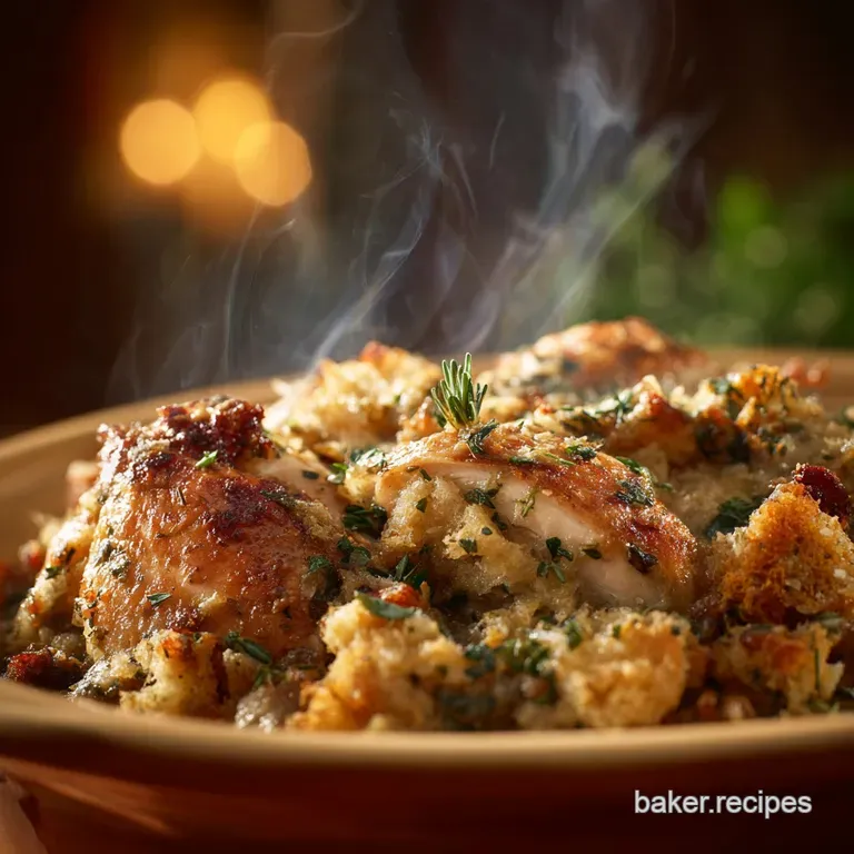 Crock Pot Chicken and Stuffing Creamy Slow Cooker Comfort Dinner