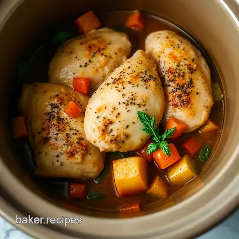 Crock-Pot Creamy Tuscan Chicken: Effortless Elegance presentation