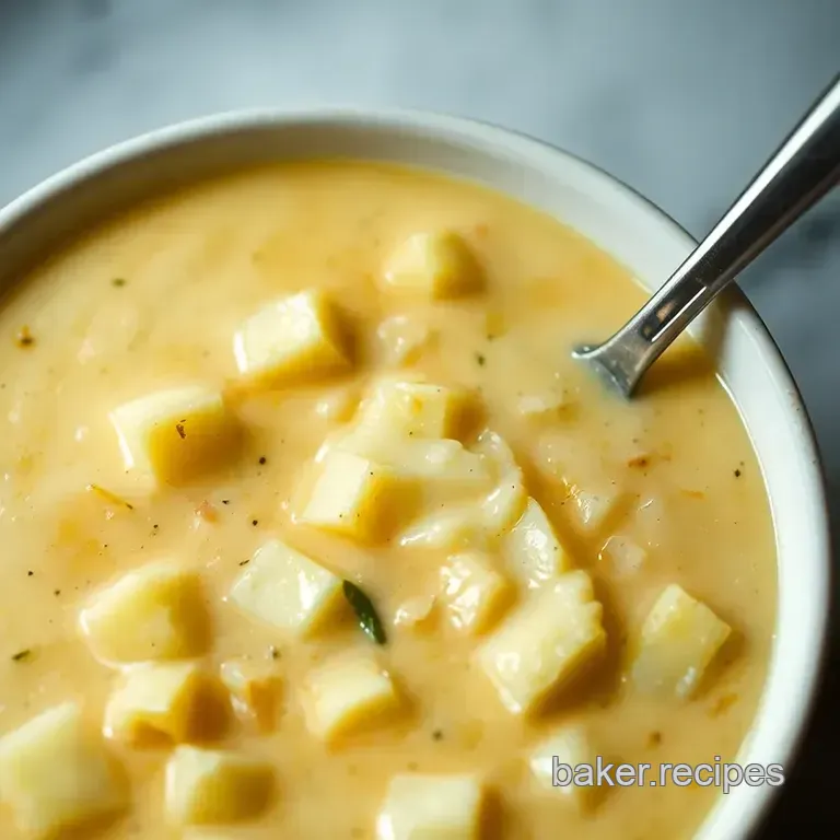 Crockpot Creamy Potato Soup: Comfort in a Bowl presentation