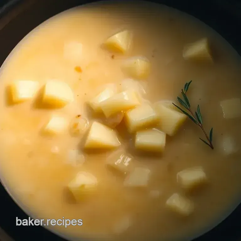 Crockpot Creamy Potato Soup: Comfort in a Bowl