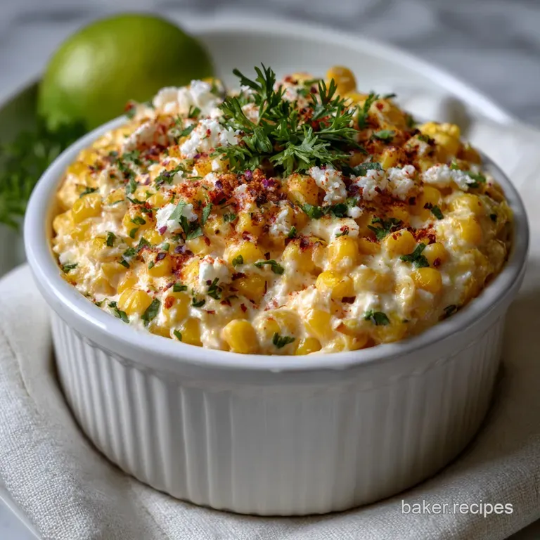 Hot Mexican Street Corn Dip Crockpot Recipe