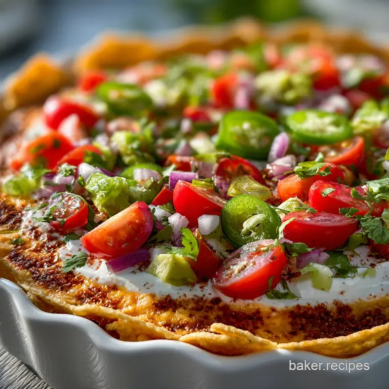 Individual serving of layered dip artfully arranged in a glass, showcasing the textures and colors of each ingredient.