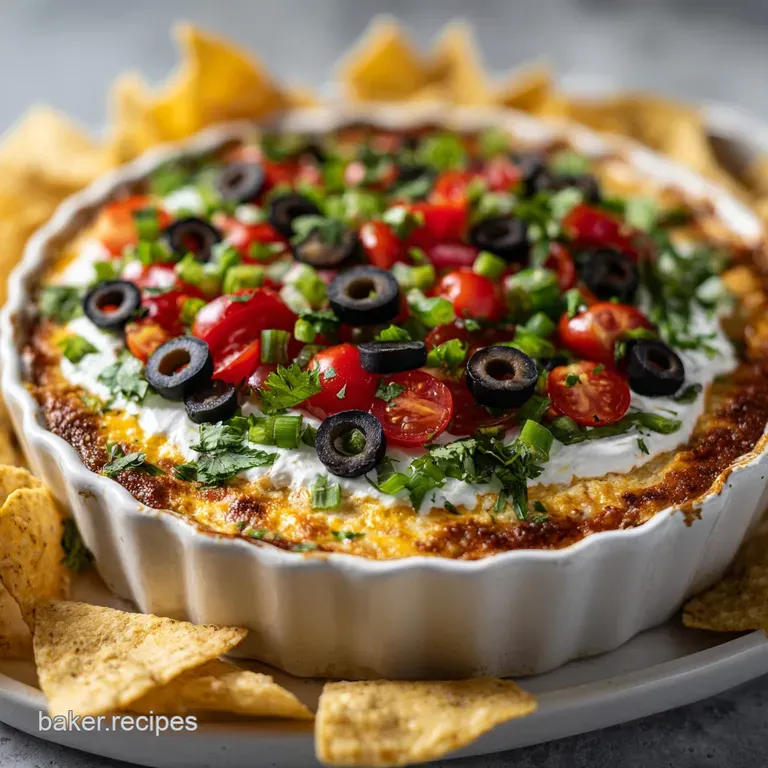 CrowdPleasing 7Layer Dip for Game Day with Stable Layers