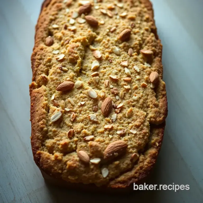 Crunchy Almond Meal Bread: a Gluten-Free Delight presentation