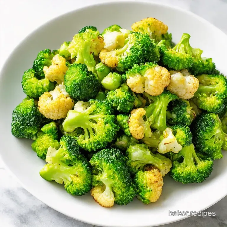 Crunchy Broccoli Cauliflower Salad with Tangy Dressing
