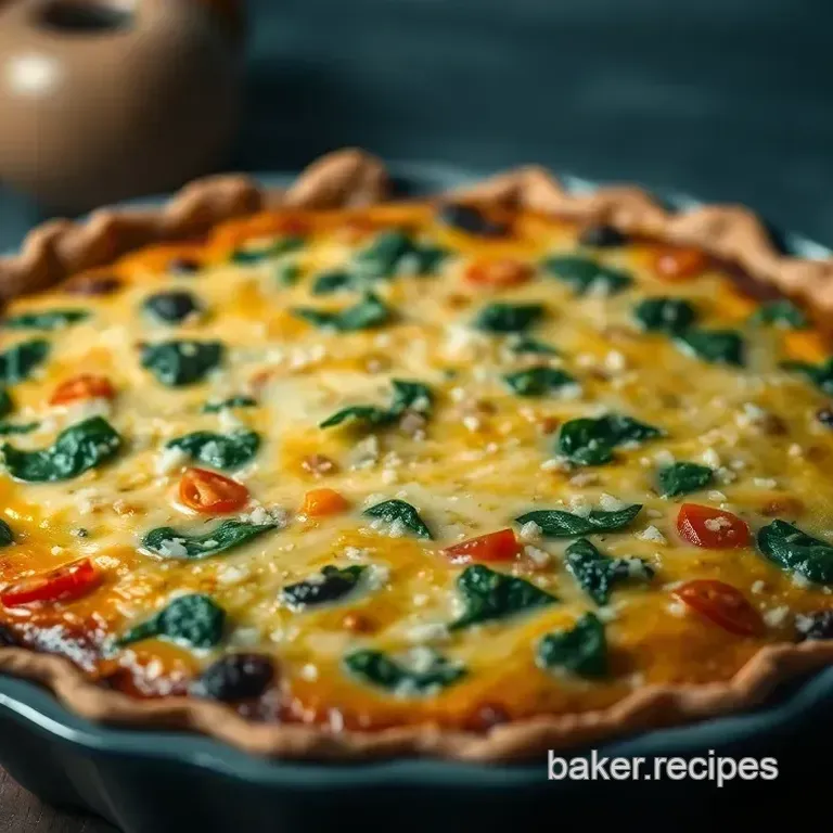 Crustless Veggie Quiche: A Delightful Slice of Simplicity