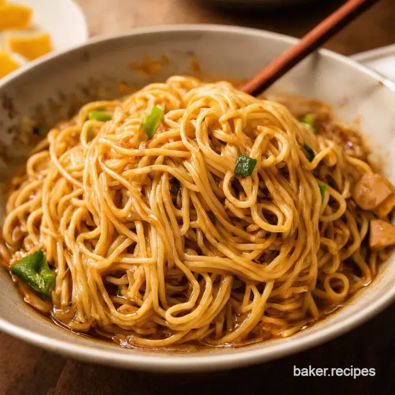 Dan Dan Mian Sichuan Street Food Simplified presentation