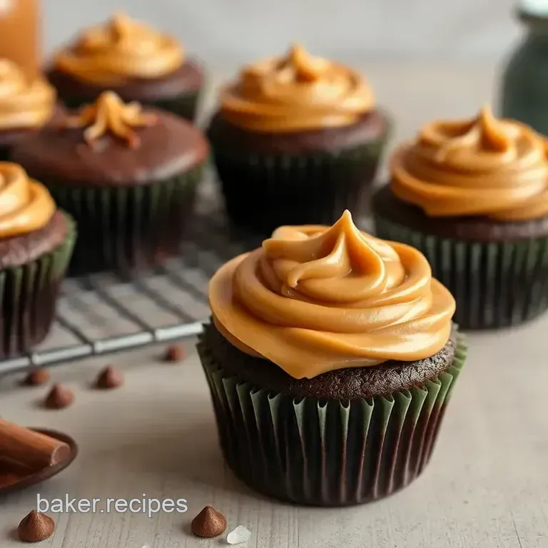 Bake Chocolate Cupcakes with Caramel Bliss