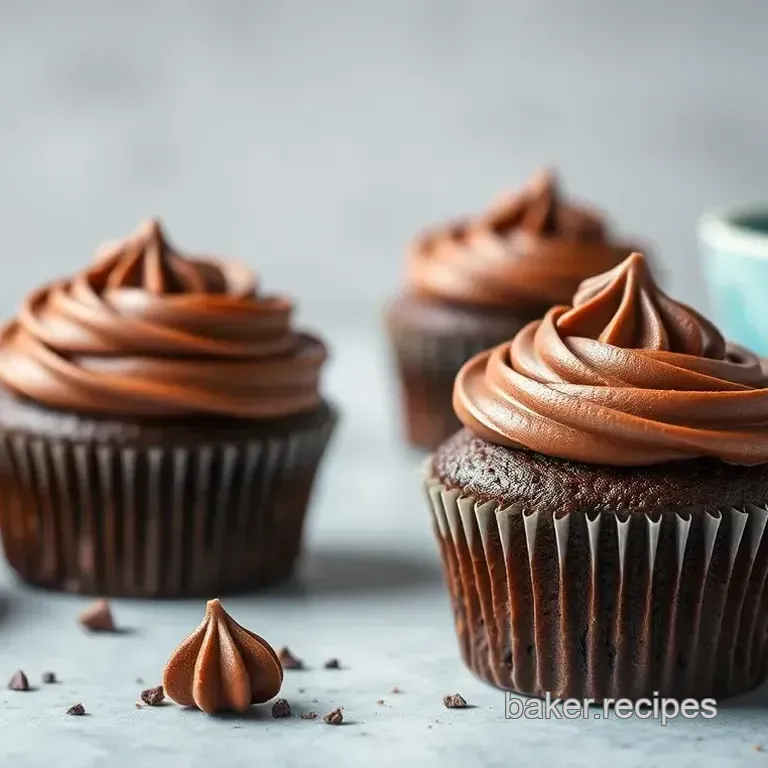 Chocolate Cupcakes with Nutella Delight