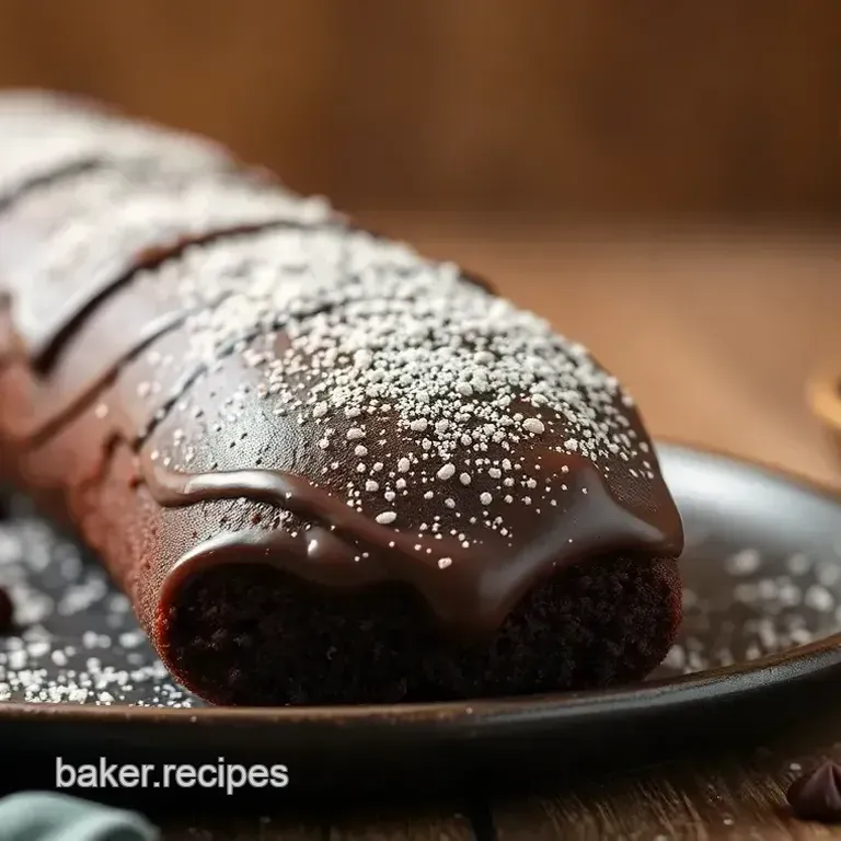 Decadent Chocolate Cake Roll with Silky Ganache