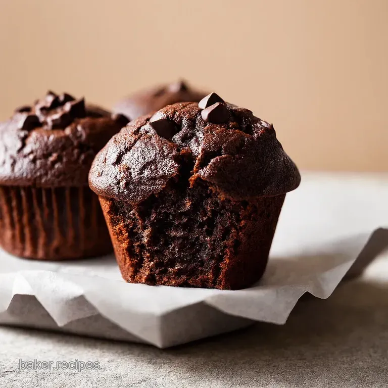 Decadent Dark Chocolate Zucchini Muffins Sneakily Healthy