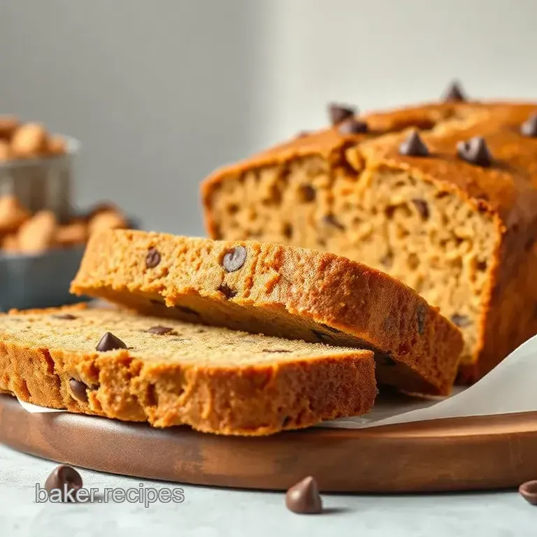 Decadent Peanut Butter Bread with Chocolate Chips