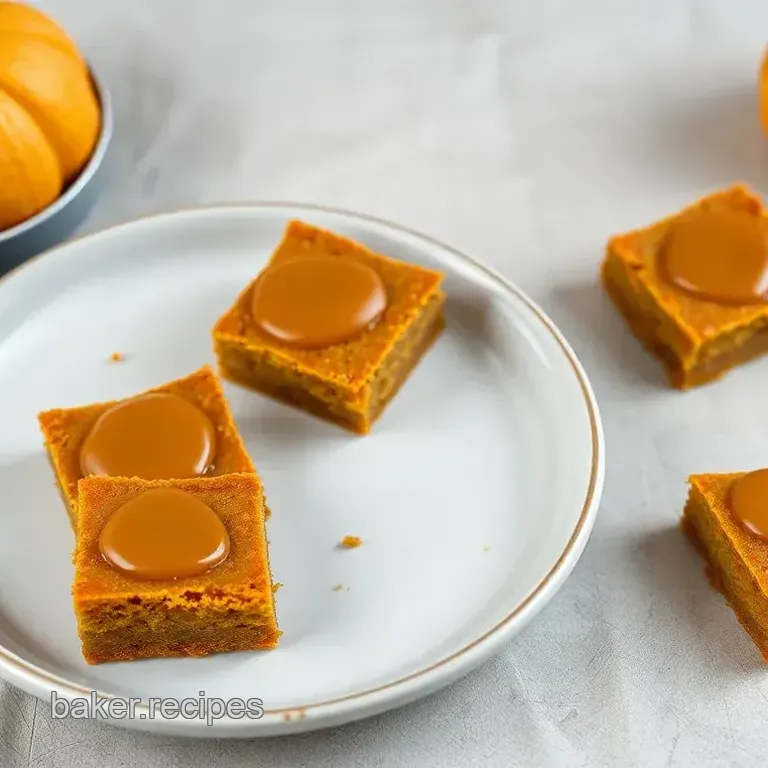 Decadent Pumpkin Bars with Salted Caramel Delight