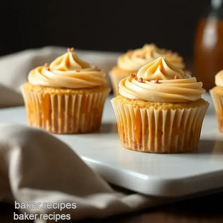 Bake Salted Caramel Cupcakes: A Decadent Treat presentation