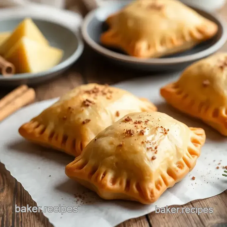 Sweet Cinnamon Apple Turnovers presentation