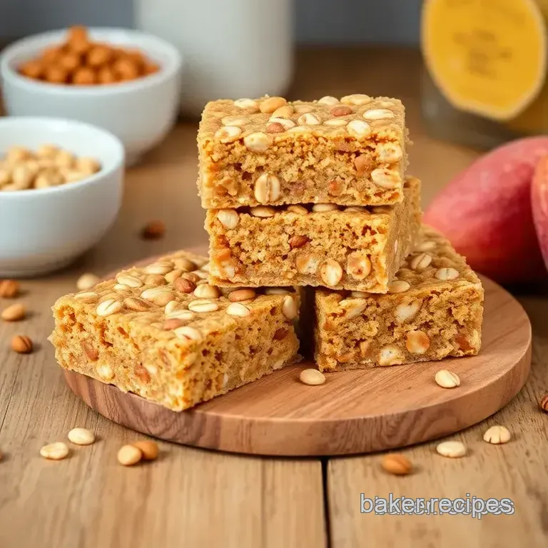 Delicious Peanut Butter Oatmeal Bars Ready in Just 30 Minutes presentation