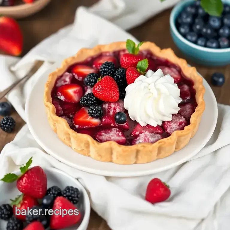 Bake Triple Berry Pie - A Summer Delight presentation