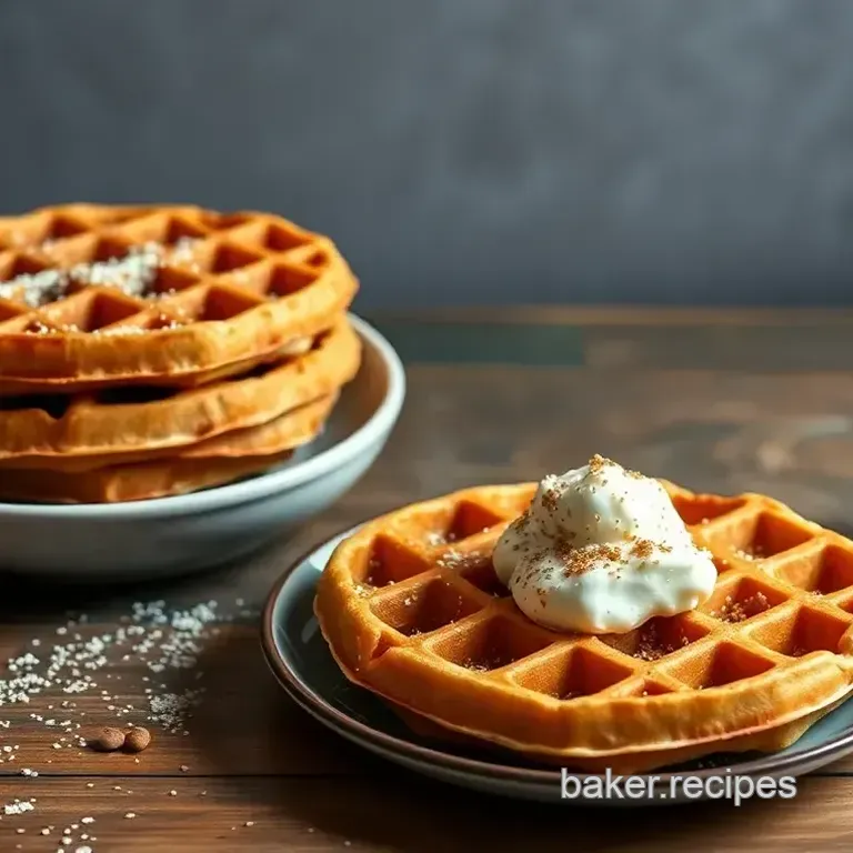 Deliciously Fluffy Sweet Potato Waffles