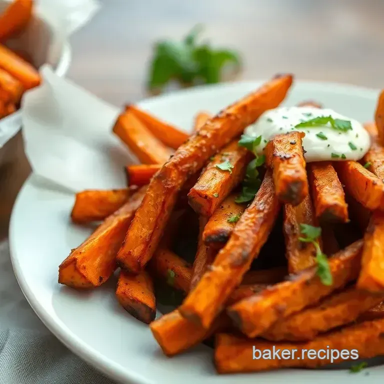 Deliciously Crispy Baked Sweet Potato Fries