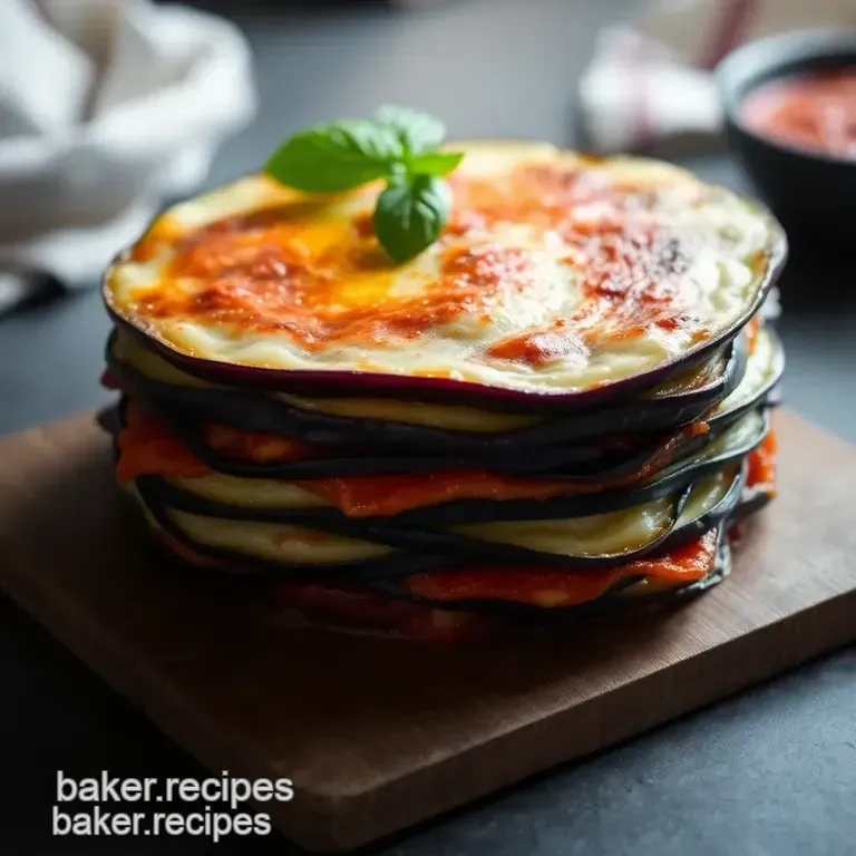Deliciously Layered Eggplant Lasagna: a Hearty Twist on a Classic presentation