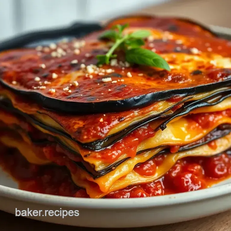 Deliciously Layered Eggplant Lasagna: A Hearty Twist on a Classic