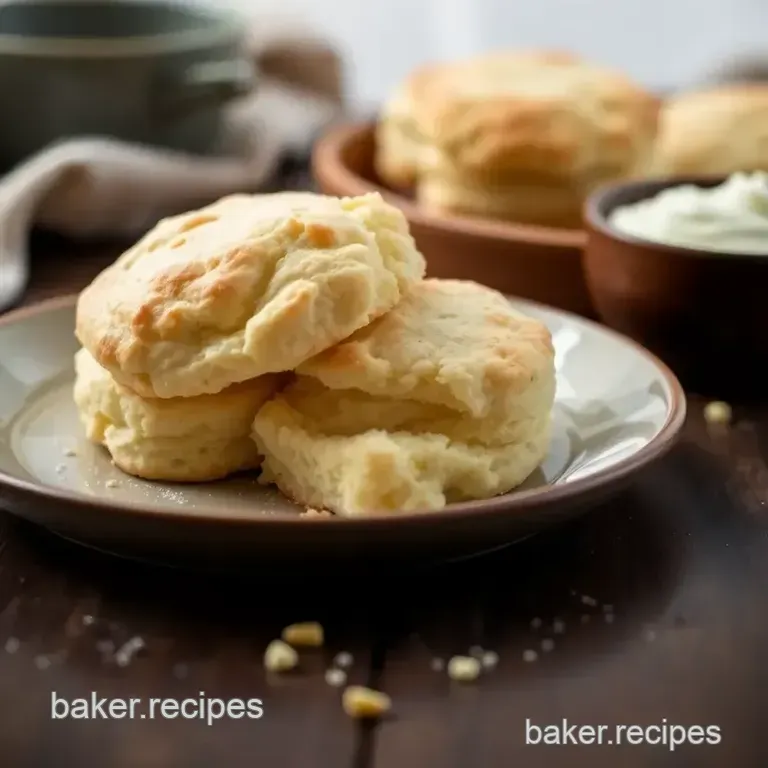 Savory Herb & Garlic Buttermilk Biscuits with Cheddar presentation