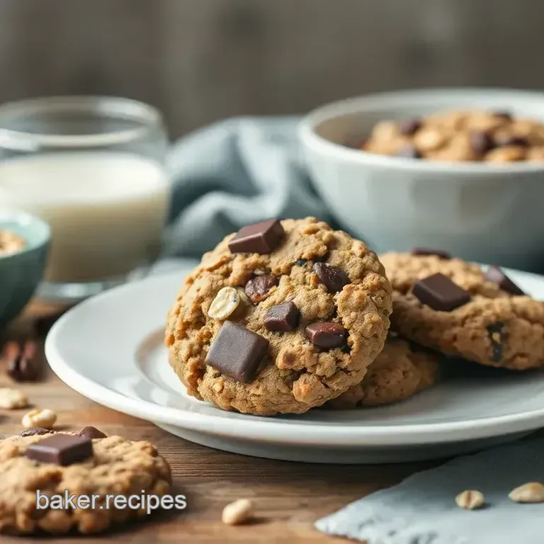 Chewy Chocolate Nut Oatmeal Cookies: A Delightful Bake