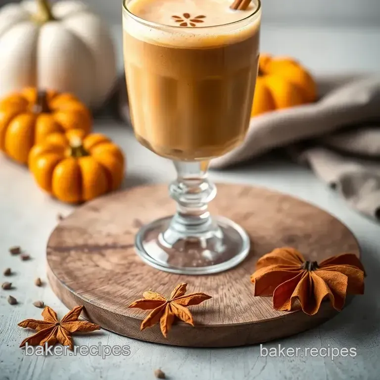 Delightful Pumpkin Spice Frappe Treat presentation