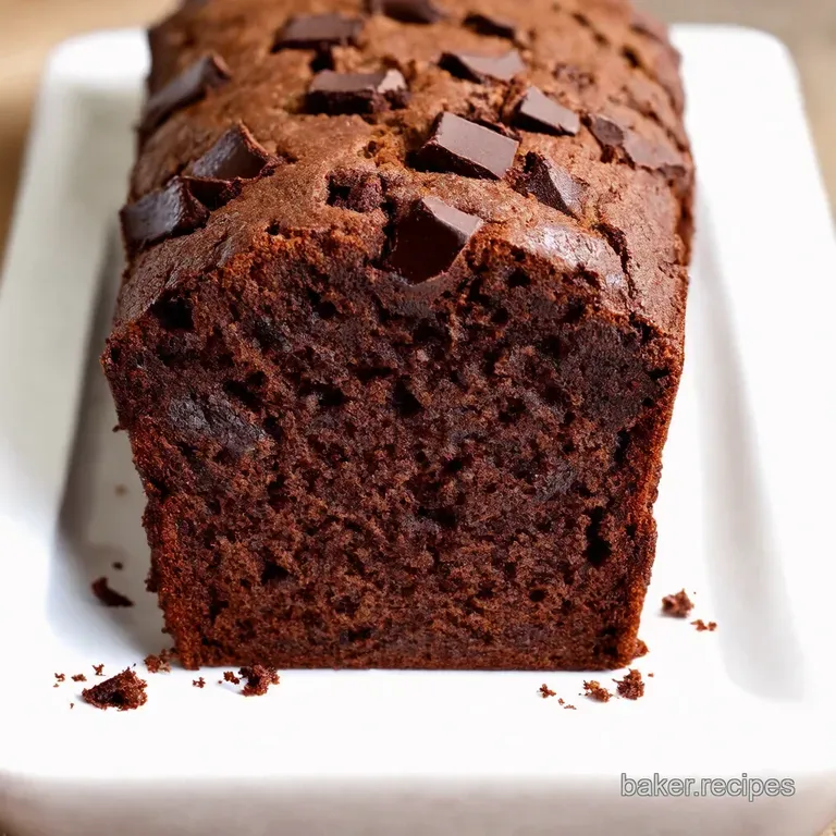 Double Chocolate Chunk Banana Bread Get Your Choc On