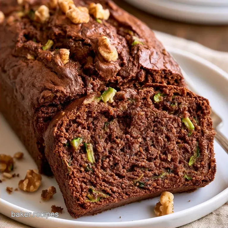 Fudgy Dutch Cocoa Zucchini Bread