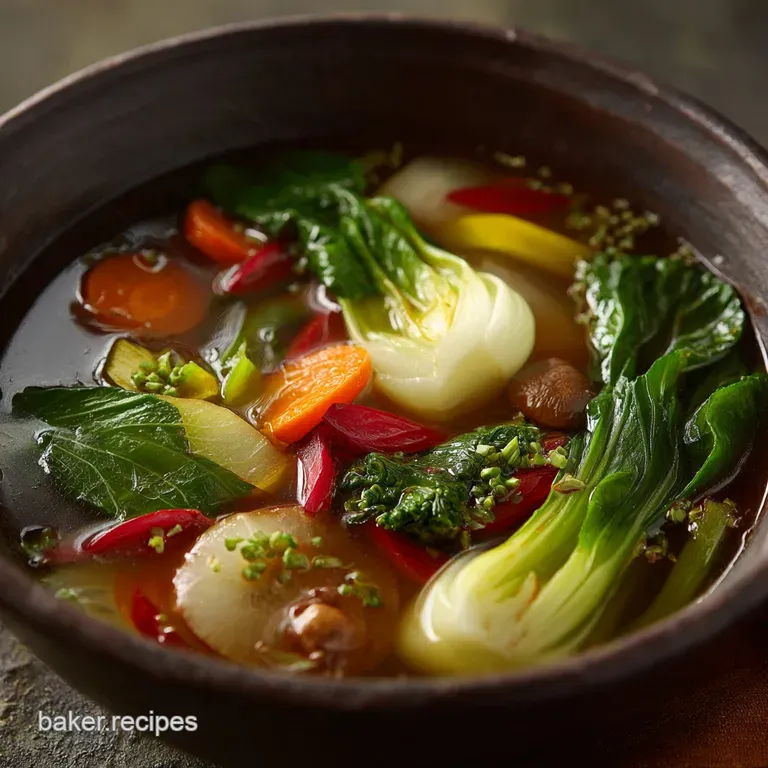 The Quick Clear Healing Harmony Everyday Chinese Vegetable Soup presentation
